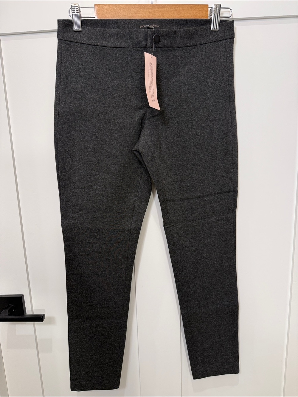 Banana Republic Girls' Charcoal Stretch Ponte Leggings